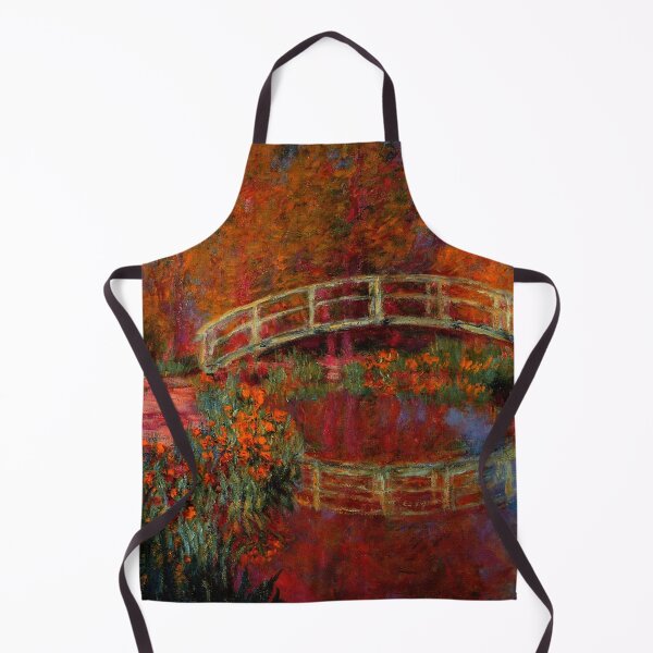 Item preview, Monet The Japanese Bridge (The Bridge in Monet's Garden) deep colors designed and sold by PureVintageLove.
