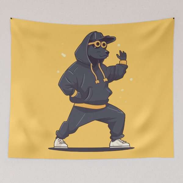 Item preview, Hip Hop Dancing Dog designed and sold by Amir Faysal.