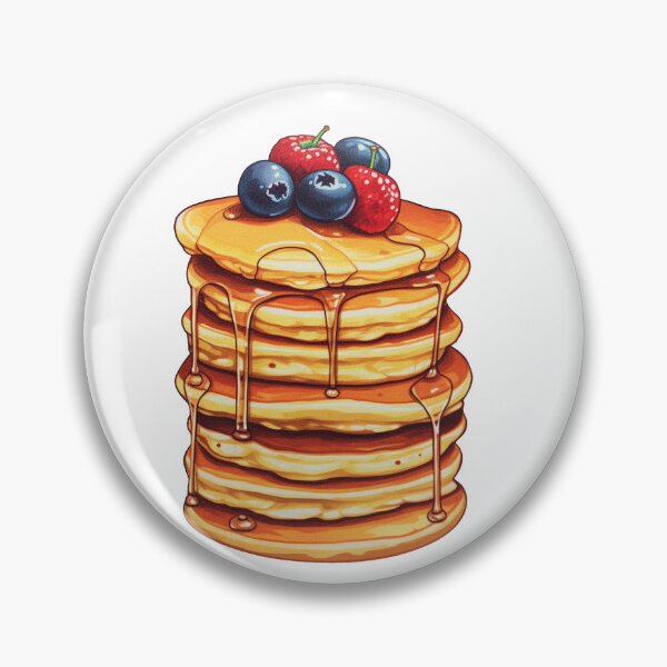 Item preview, Hot Fruit Fluffy American Pancakes Snacks and Food Sticker Collection 001 designed and sold by PlanetArchive.