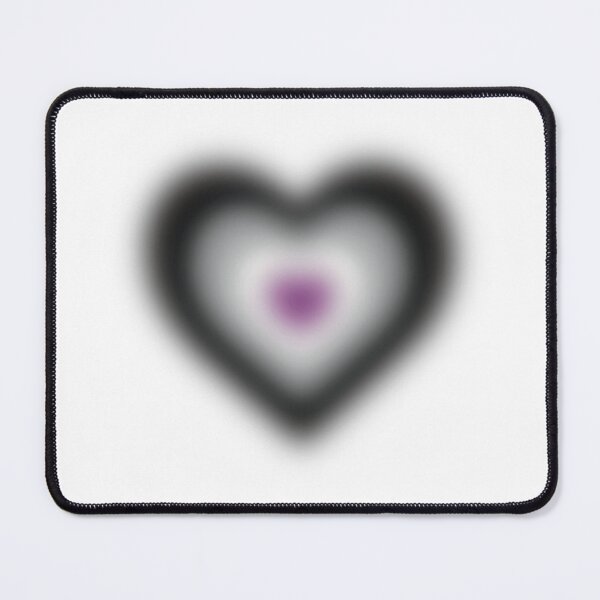 Item preview, Ace/ Asexual blurry heart designed and sold by Florvolcanica.