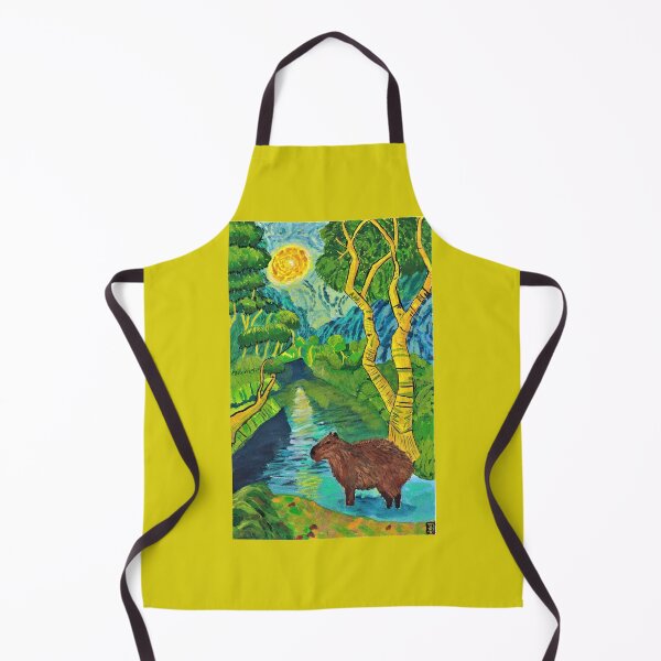 Item preview, Capybara in fantasy land designed and sold by GringaArt-DR.