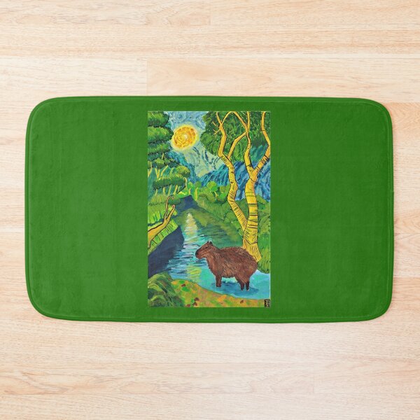 Item preview, Capybara in fantasy land designed and sold by GringaArt-DR.