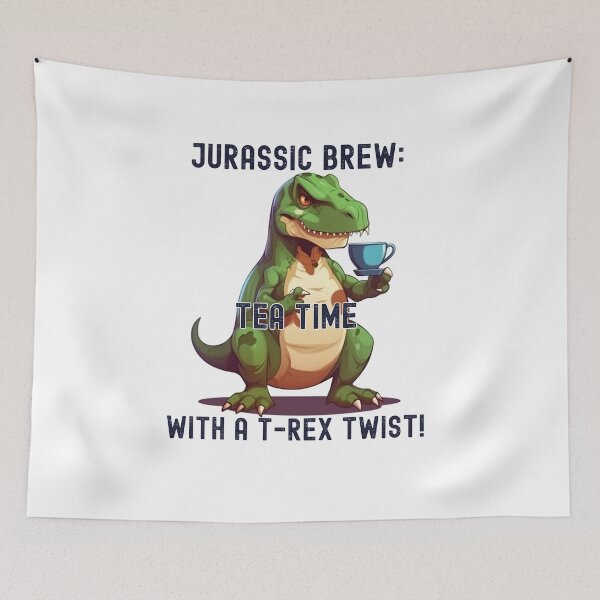 Item preview, Tea Time With A T-Rex TWIST! designed and sold by heringa.