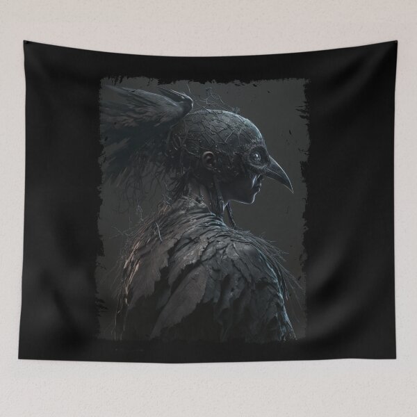 Item preview, Raven Man AI Art designed and sold by Xylos247.