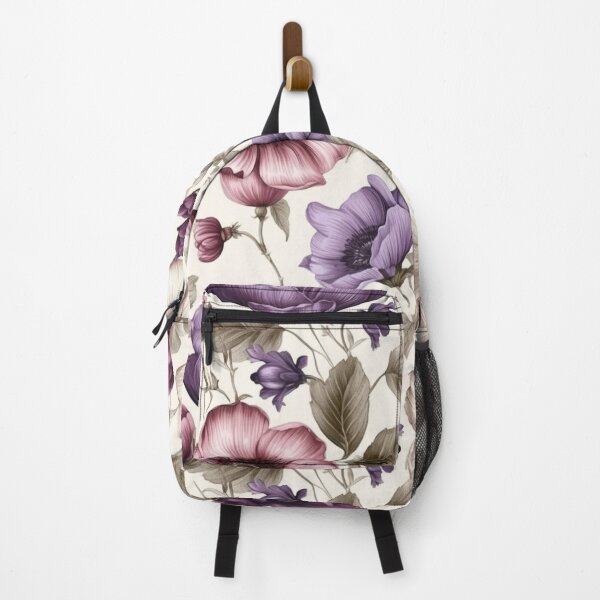 Item preview, purple vintage flowers designed and sold by PlumariCo.