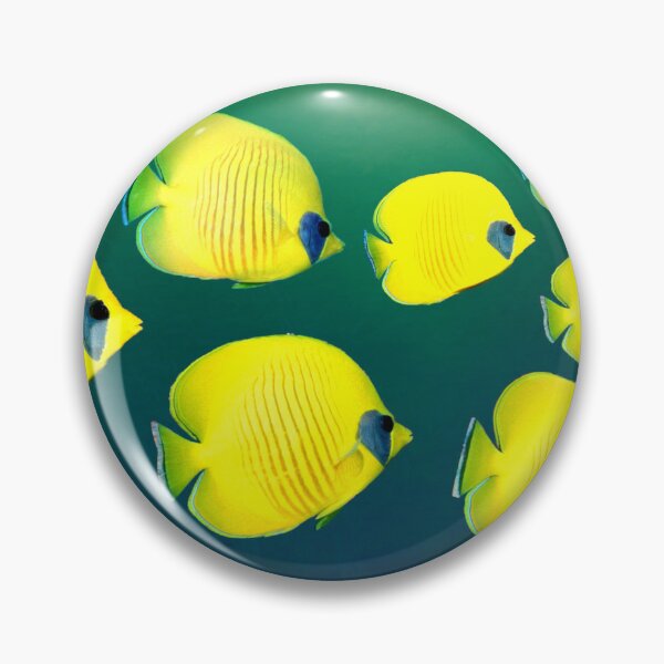 Item preview, School of Yellow Masked Butterfly Fish designed and sold by James DeFazio.
