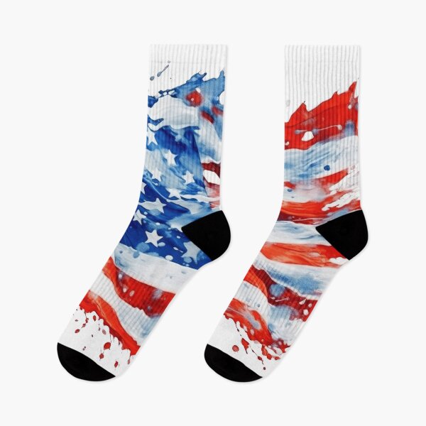 Item preview, USA Flag Paint Splash designed and sold by LilyBell6.