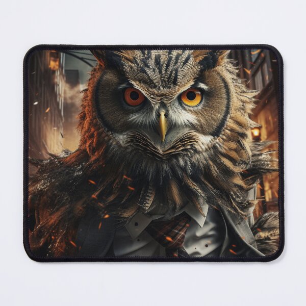 Item preview, Owl in a Suit designed and sold by soulofalion.