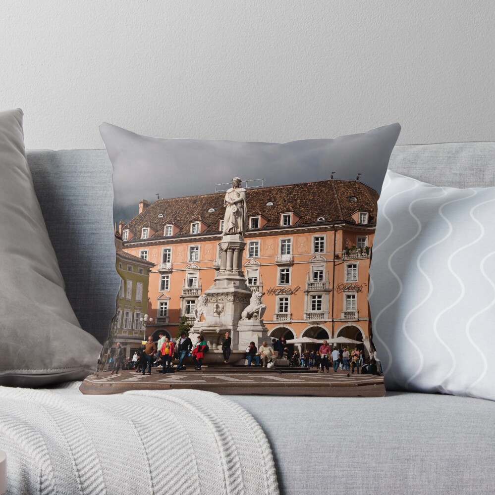 Piazza Walther Throw Pillow