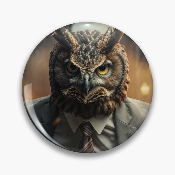 Item preview, Owl in a Suit designed and sold by soulofalion.
