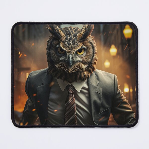 Item preview, Owl in a Suit designed and sold by soulofalion.