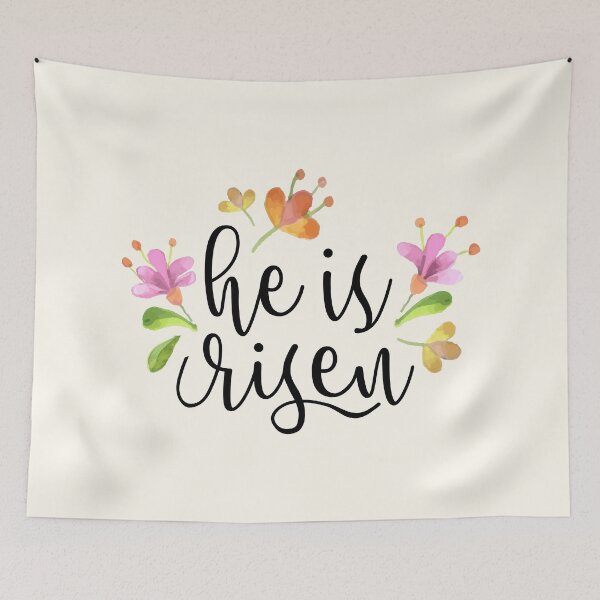 Item preview, Easter Jesus He is Risen - Floral designed and sold by amazingjoy.