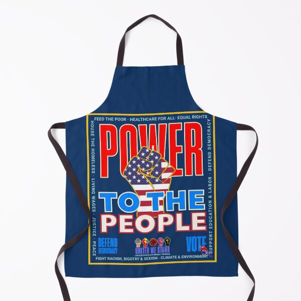 Item preview, PMD00945 Progressive Movement Designs patriotic American Power to the People design shows you support democracy and progressive goals for Progressives Democrats Independents Liberals designed and sold by ProgressiveLeft.