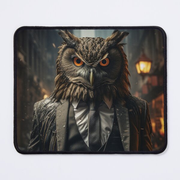 Item preview, Owl in a Suit designed and sold by soulofalion.
