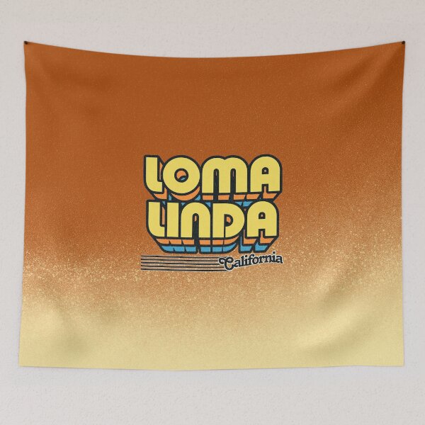 Item preview, Loma Linda, California | Rayas retro designed and sold by retroready.