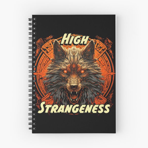 Item preview, High Strangeness – Black Bulletproof Wolf designed and sold by LynneMitchell.