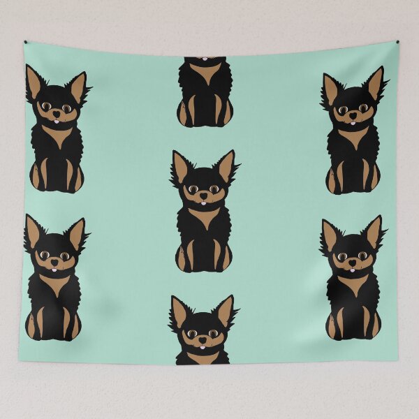 Item preview, Black tan LH chihuahua designed and sold by SaintsPlace.