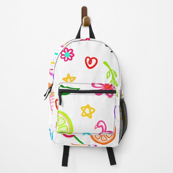 Item preview, Copy of Summer doodles pattern (white) designed and sold by Planetkaz.
