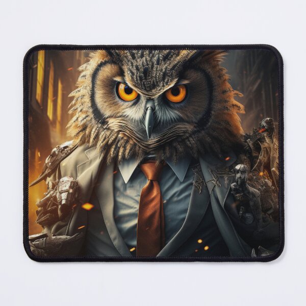 Item preview, Owl in a Suit designed and sold by soulofalion.