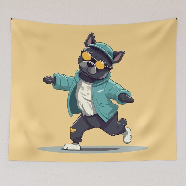 Item preview, Hip Hop Dancing Dog designed and sold by Amir Faysal.