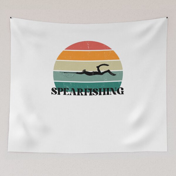 Item preview, Funny spearfishing underwater hunting men women designed and sold by Jeangel97.