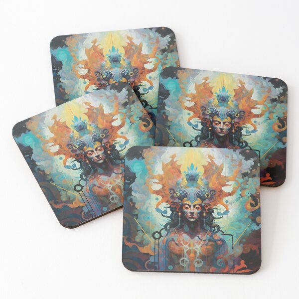 Item preview, Aztec Abstract Oil designed and sold by Drealm.