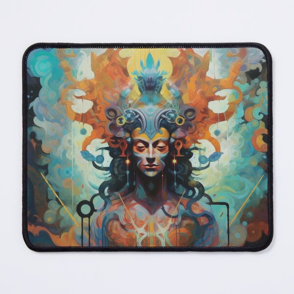 Item preview, Aztec Abstract Oil designed and sold by Drealm.