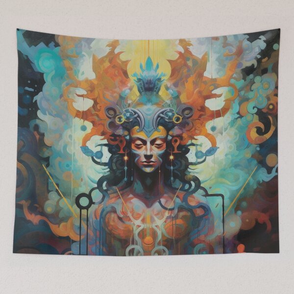 Item preview, Aztec Abstract Oil designed and sold by Drealm.