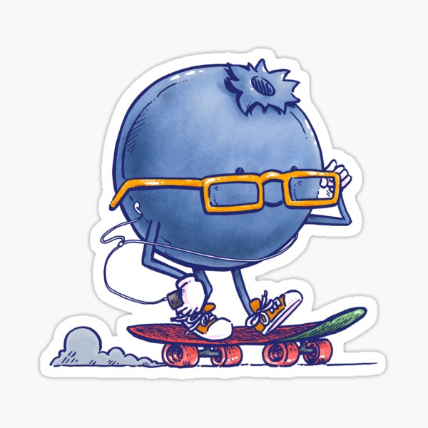 Artikel-Vorschau von Der Blueberry Skater, designt und verkauft von nickv47.