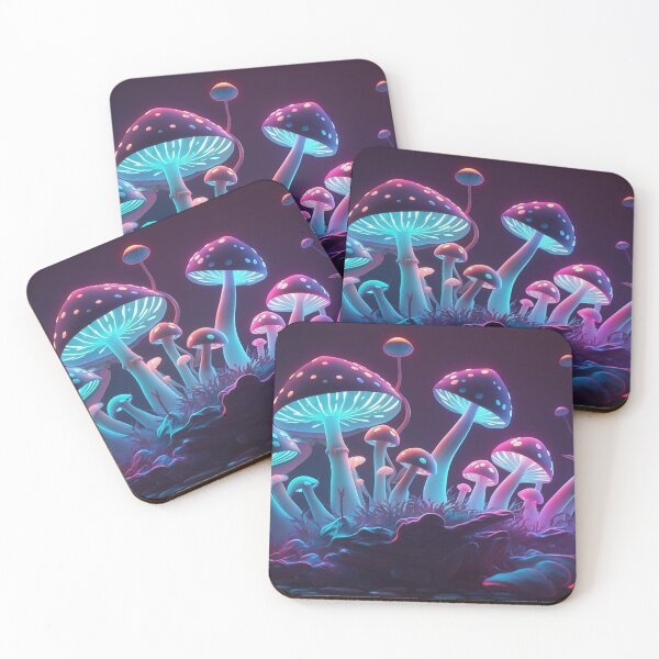 Item preview, Enchanted Forest: Glowing Mushroom Delight designed and sold by Visual Foundry.