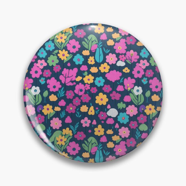 Artikelvorschau, farbenfrohes Blumenmuster entworfen und verkauft von IDEA-POINT.