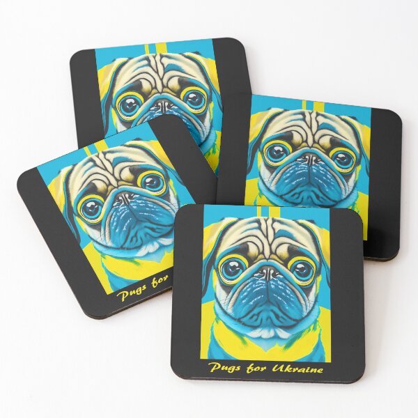 Item preview, Pugs for Ukraine designed and sold by RedBluffTraders.