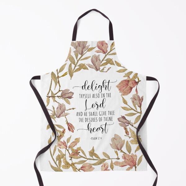 Item preview, Psalm 37:4 KJV - Delight thyself also in the Lord Floral designed and sold by amazingjoy.