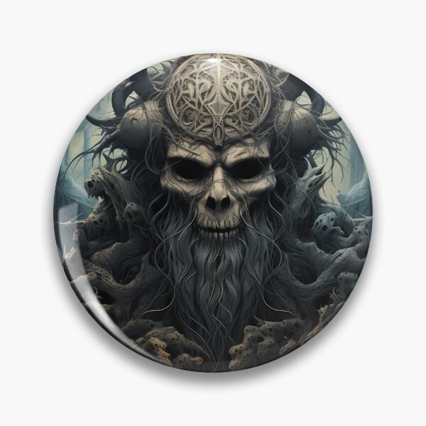 Item preview, Calavera vikinga Valhalla designed and sold by Tamertons.