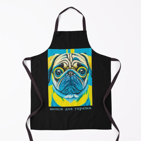 Item preview, Pugs for Ukraine in Ukrainian designed and sold by RedBluffTraders.