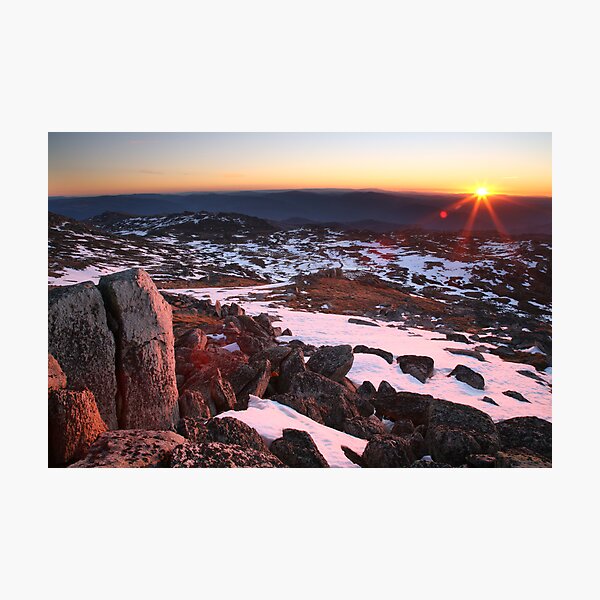 Mt Kosciusko Summit View, Australia Photographic Print