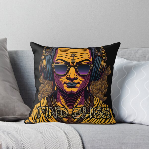 Item preview, Find Bliss Buddha designed and sold by ZenStickConcept.