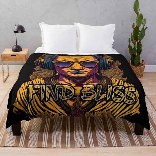 Item preview, Find Bliss Buddha designed and sold by ZenStickConcept.