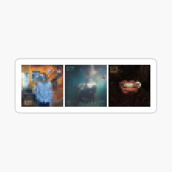 Item preview, Pixelated Album Art - Hozier - Album Grid - Medium Style designed and sold by melodic-pixel.