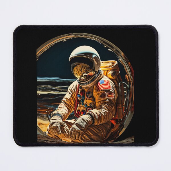 Item preview, Astronaut Helmet and Suit: A Classic Icon Evoking the Magic of Space Exploration designed and sold by JLCableStudio.
