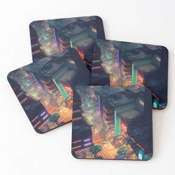 Item preview, Night's Serenade: City View from Rooftop designed and sold by Visual Foundry.