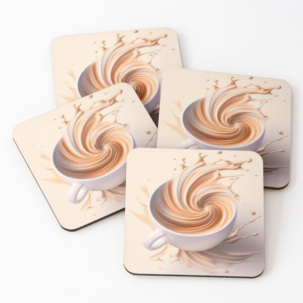 Item preview, Coffee swirl  designed and sold by art-shop-by-Kat.