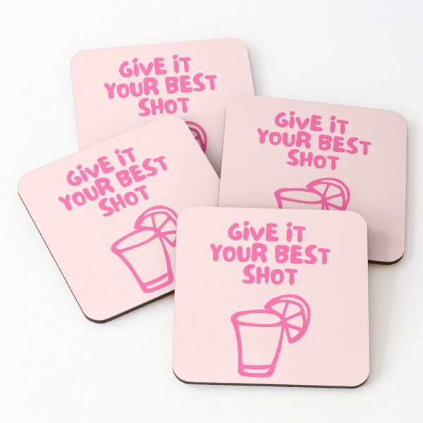 Item preview, Pink Give It Your Best Shot Print designed and sold by amandafishie.