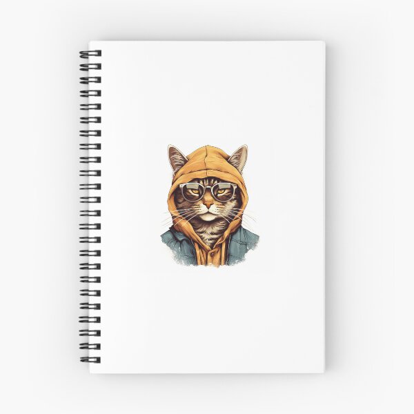 Item preview, Cool Cat Therian con capucha Lámina artística designed and sold by PatternsFTW.