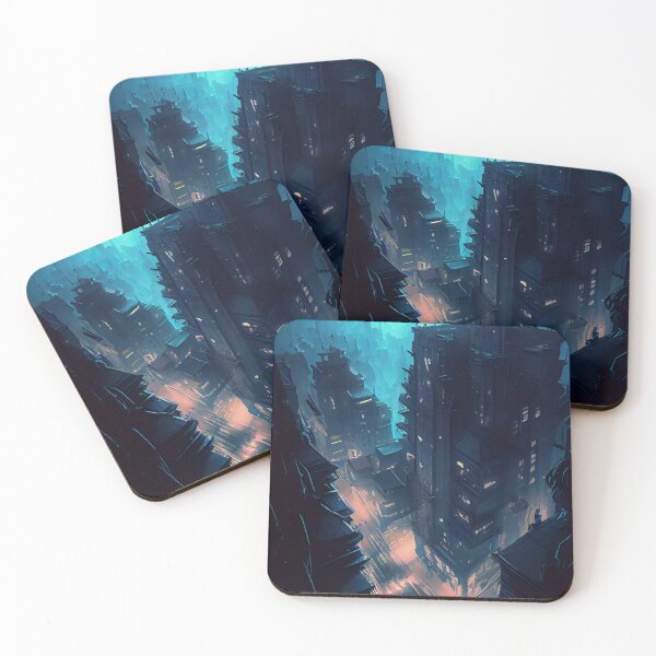 Item preview, Nocturnal Reverie: Rooftop Cityscape at Night designed and sold by Visual Foundry.