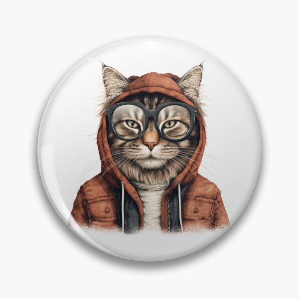 Item preview, Sudadera Cobre Con Capucha Gato Therian designed and sold by PatternsFTW.
