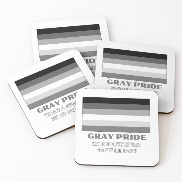 Item preview, Gray Pride designed and sold by BadDonkeyDecals.