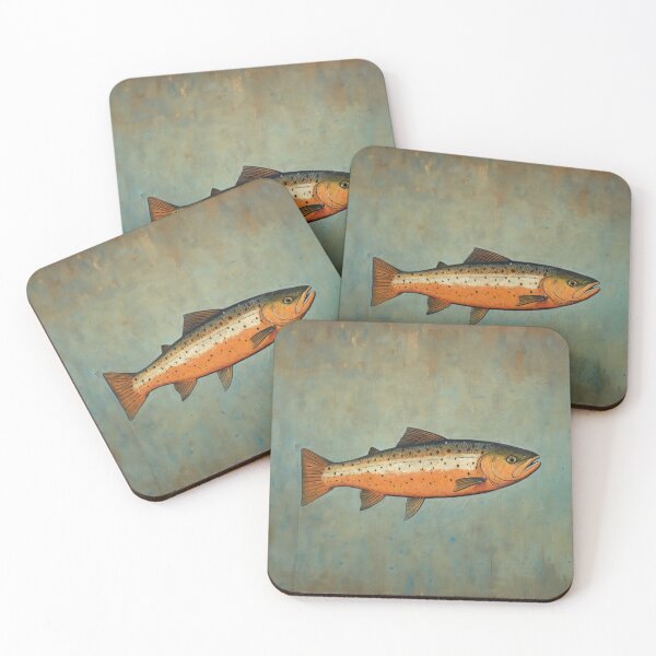 Item preview, Brown Trout In Profile designed and sold by YoPedro.