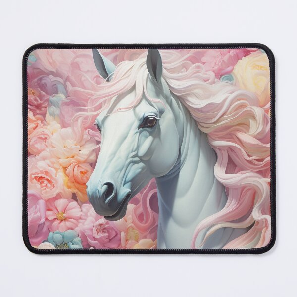 Item preview, Beautiful Horse with Flowers designed and sold by ebrawne.
