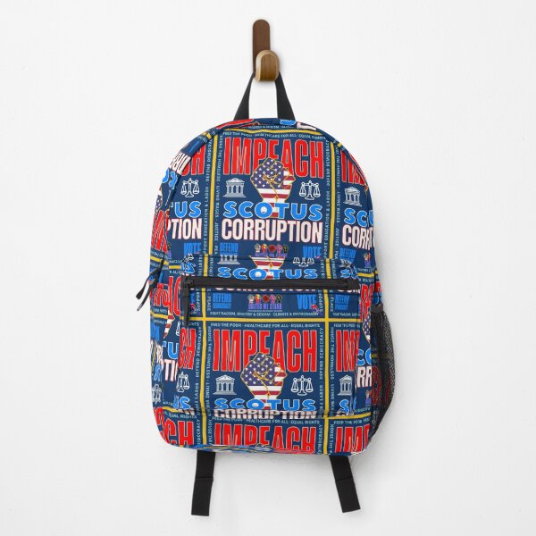 Item preview, PMD00953 Progressive Movement Designs patriotic American Impeach SCOTUS Corruption design shows you support democracy and progressive goals for Progressives Democrats Independents Liberals designed and sold by ProgressiveLeft.